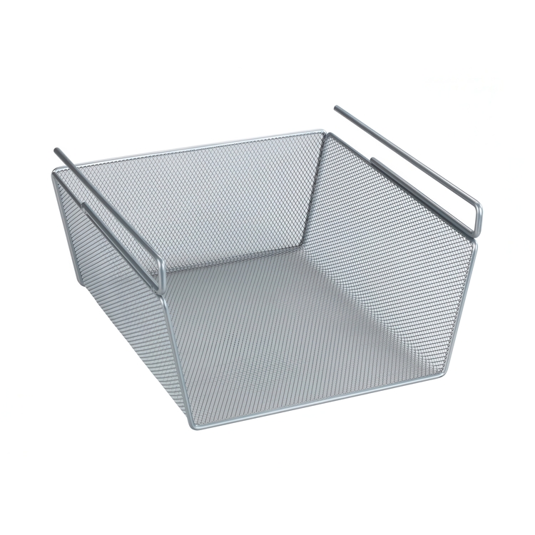 Riippuva lisähylly metallia, 27,5 x 28 x 15 cm
