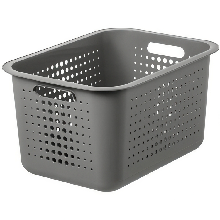 Säilytyskori kierrätysmuovista 13 l, SmartStore, harmaa