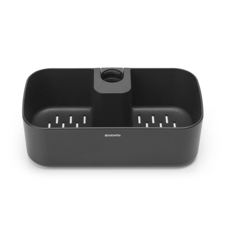 Säilytyskori suihkutankoon, Brabantia, tummanharmaa