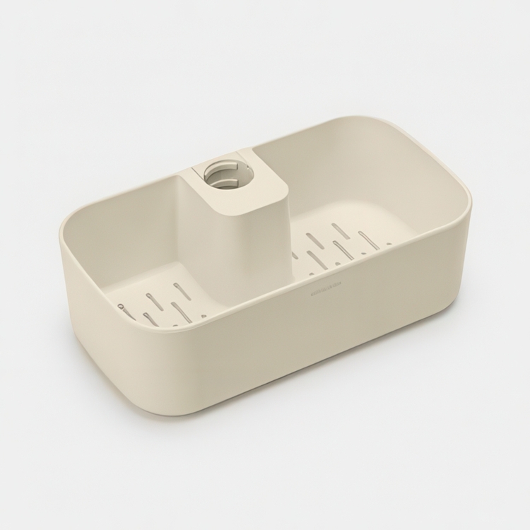 Säilytyskori suihkutankoon, Brabantia, beige