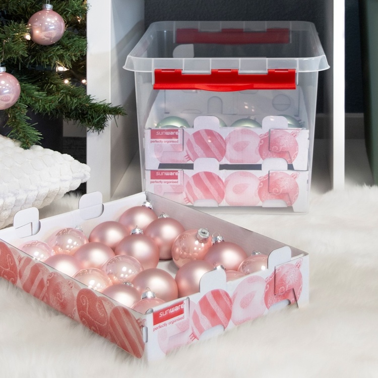 Joulukoristelaatikko 22 l, X-Mas