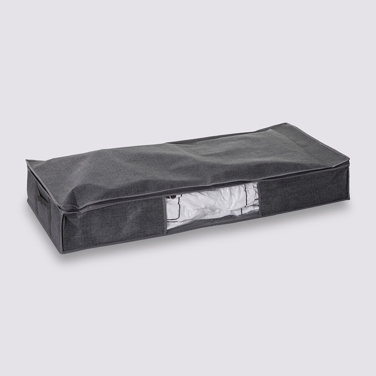 Säilytyslaatikko tyhjiöpussilla, 100x45x15 cm, tummanharmaa