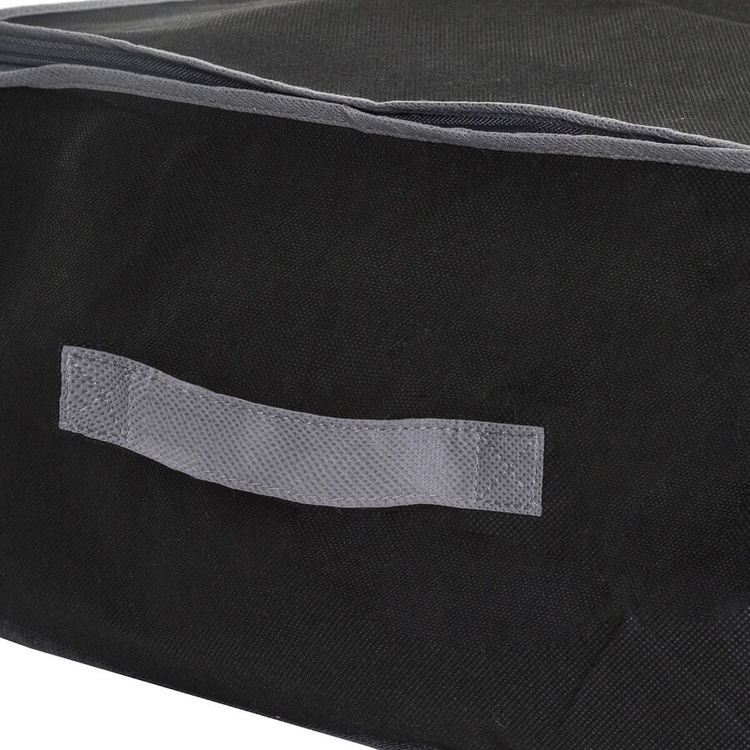 Säilytyslaatikko tyhjiöpussilla, 100x45x15 cm, musta