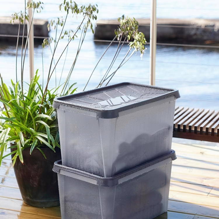 Vesitiivis säilytyslaatikko kannella 34 l, SmartStore Dry