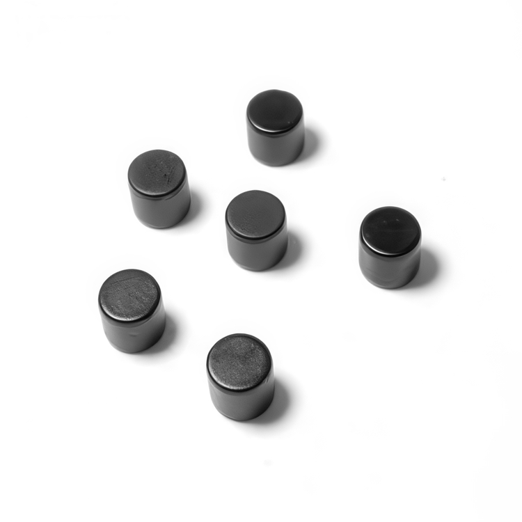 Minimagneetti sylinteri 6-pakkaus, musta