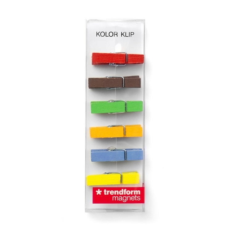 Magneettiset pyykkipojat 6 kpl, sekoitus