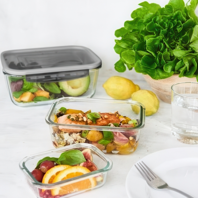 Pieni lasinen ruokarasia 0,25 l, SmartStore