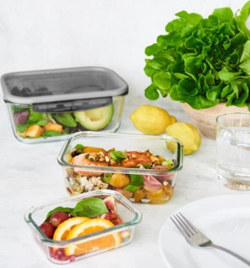 Lasinen ruokarasia 1,6 l, SmartStore