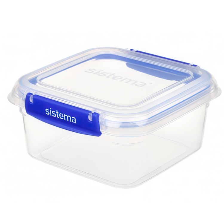 Neliönmuotoinen ruokarasia 1,15 l, Sistema