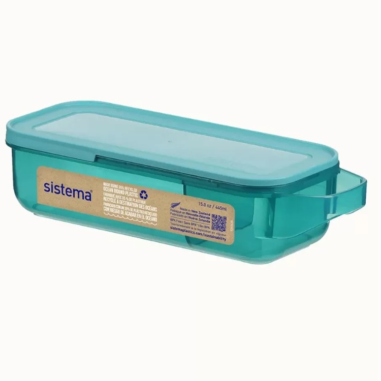 Välipalarasia jakajalla 0,45 l, Sistema