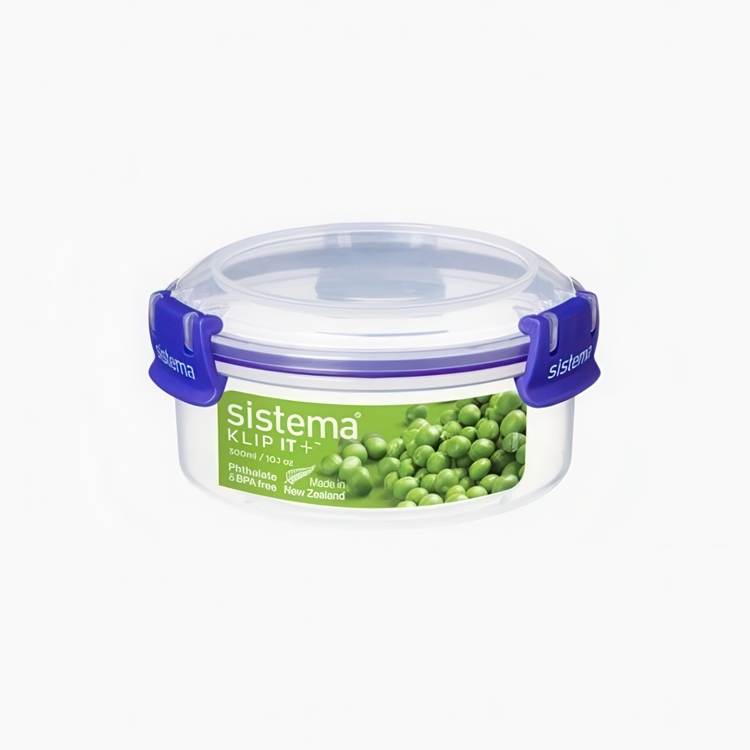 Pyöreä mini-eväsrasia 0,3 l, Sistema