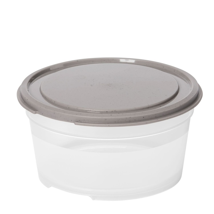 Pieni pyöreä ruokarasia 0,45 l, SmartStore, harmaa