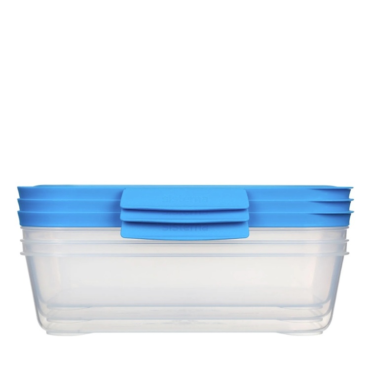 Ruokarasiat muovia 3 kpl, 1,5 l, Sistema