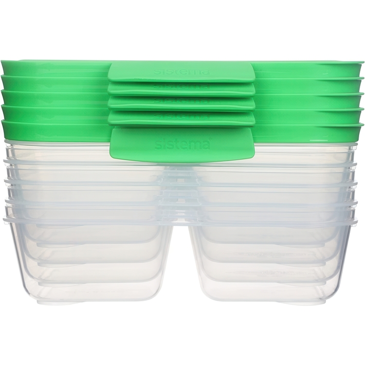 Kaksiosainen ruokarasia 5-pack 0,87L, Sistema