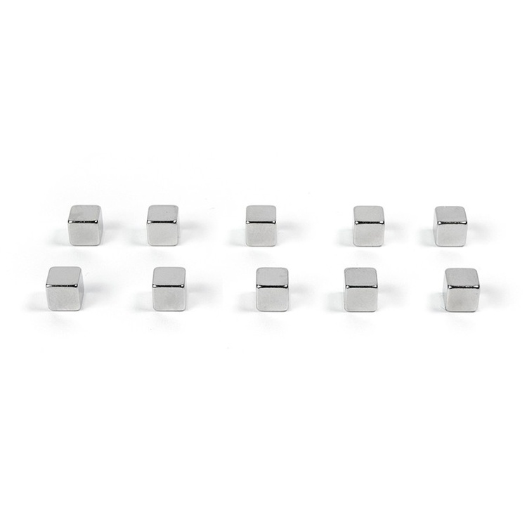 Minimagneettikuutio 10 kpl, hopea