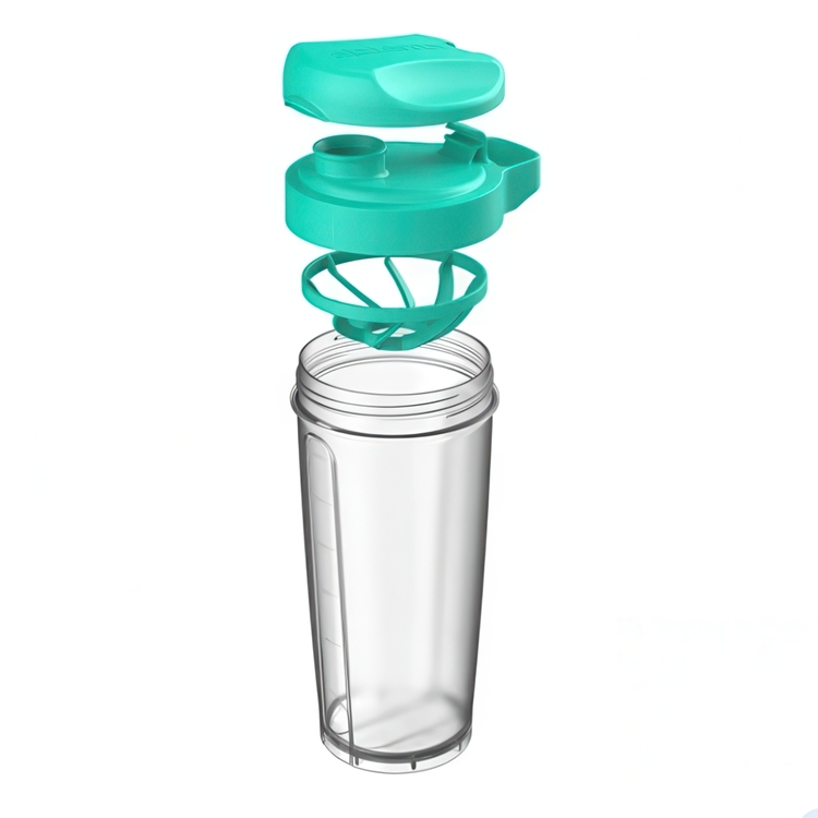 Shaker 0,75 l, Sistema