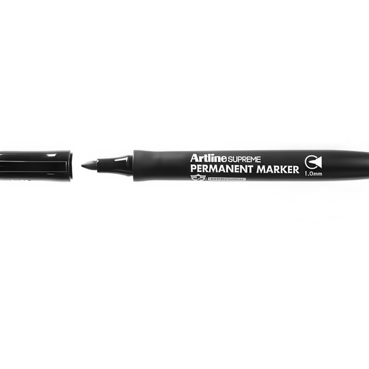 Merkkauskynä 1 mm, Artline, musta