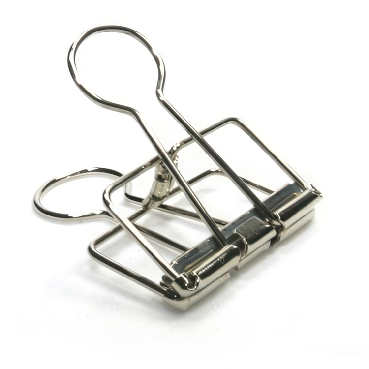 Paperinipistimet, 10 kpl, WIRE FOLDBACK CLIPS, 32 mm, Deskstore, hopea