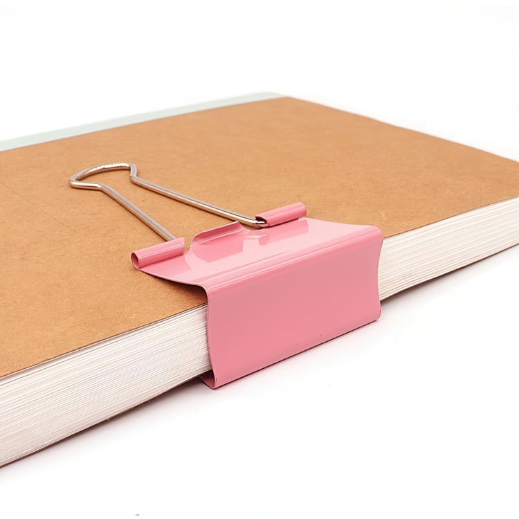 Paperipidikkeet, 12 kpl, FOLDBACK CLIPS XL, 51 mm, Pinkki
