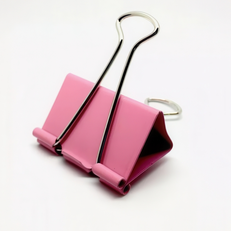 Paperipidikkeet, 12 kpl, FOLDBACK CLIPS XL, 51 mm, Pinkki