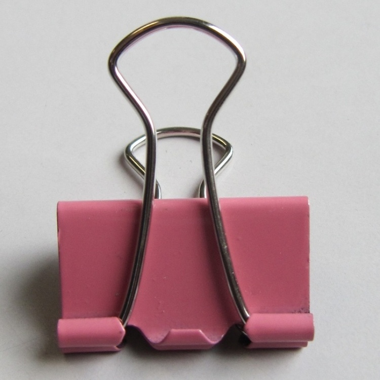 Paperipidikkeet, 12 kpl, FOLDBACK CLIPS XL, 51 mm, Pinkki