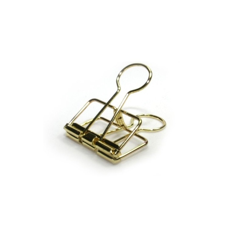 Paperinipistimet, 15 kpl, WIRE CLIPS SMALL, 19 mm, kulta