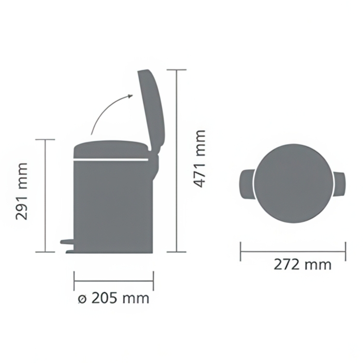 Poljinroska-astia 5L, Brabantia