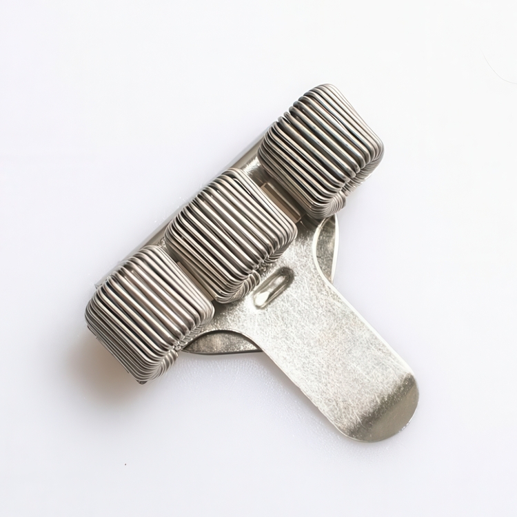 Metallinen kynäpidike 3 kynälle, TRIPLE PEN CLIP, hopea