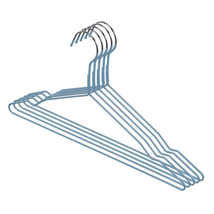 Liukumaton metallihenkari 5-pack, vaaleansininen