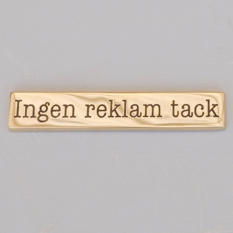 Messinkikyltti, Ei mainoksia kiitos