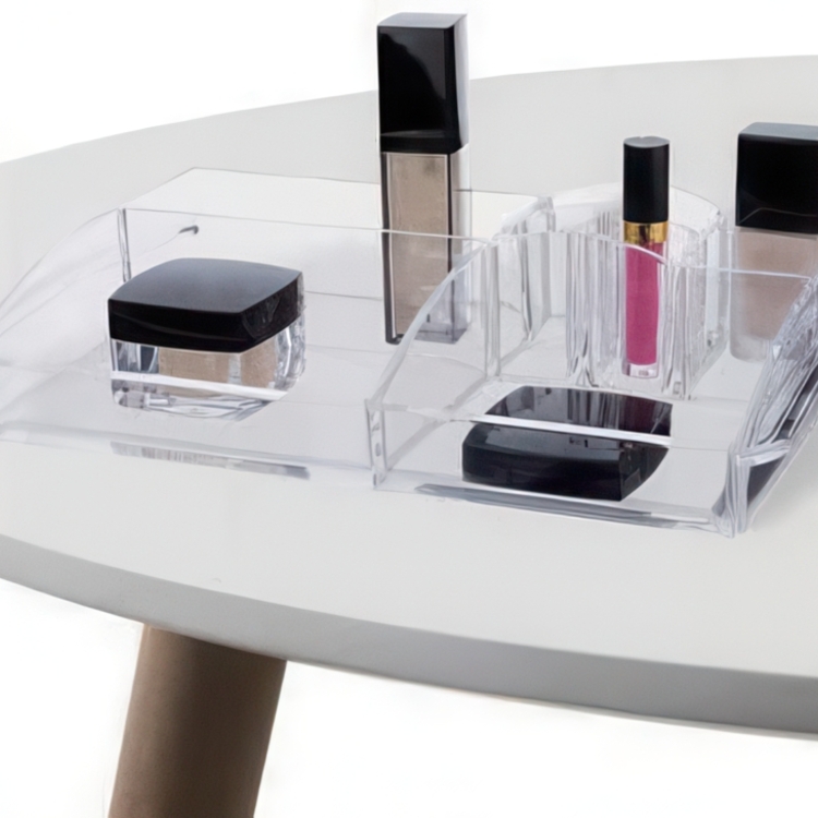 Meikkiteline, suuri, MY PRETTY ORGANISER TRAY, 35 x 20,5 x K 7,5 cm, kirkas