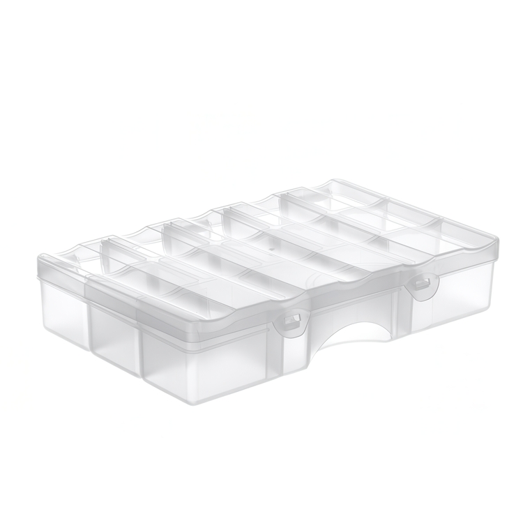 Lajittelulaatikko kannella 13 lokeroa, SmartStore