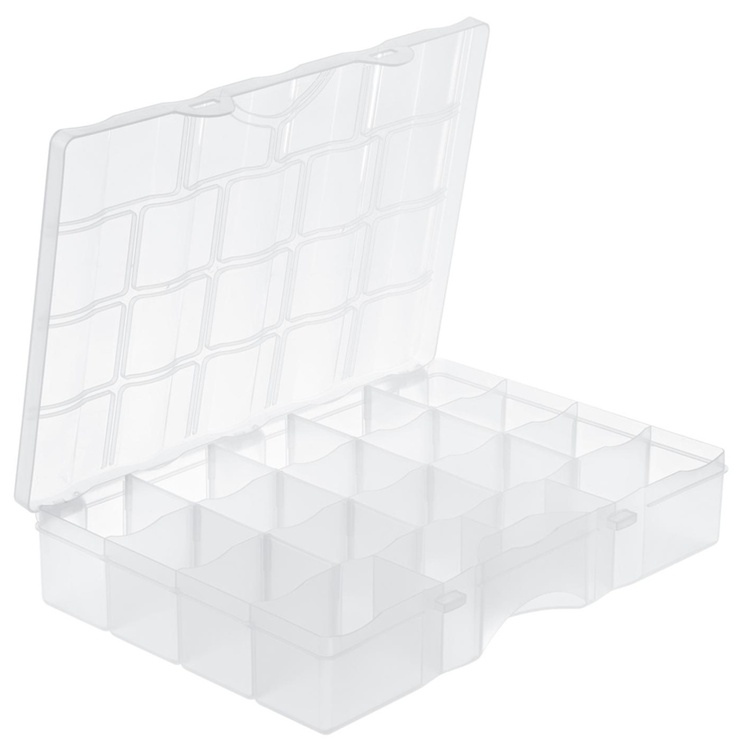 Lajittelulaatikko kannella, 19 lokeroa, SmartStore