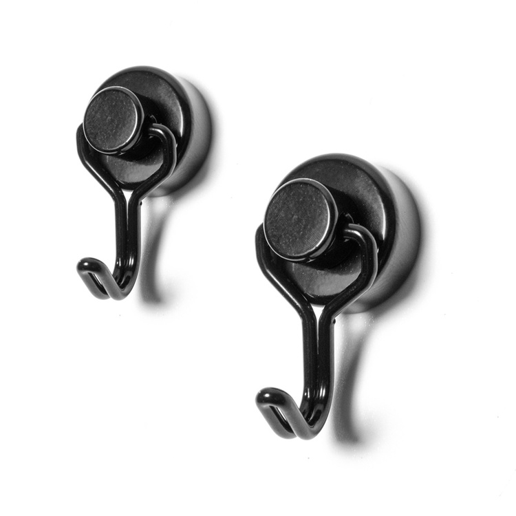 Magneettikoukku mini 3-pack, musta
