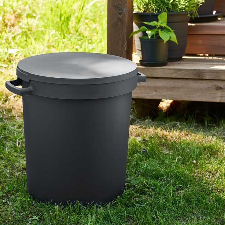 Tynnyri kahvoilla ja kannella 45 l