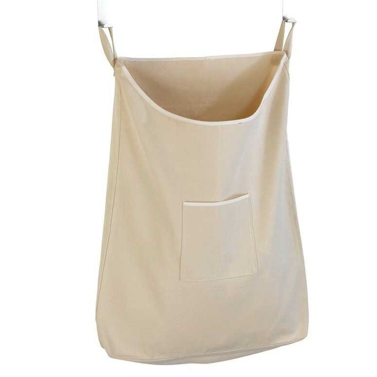 Oven päälle ripustettava pyykkikori, beige