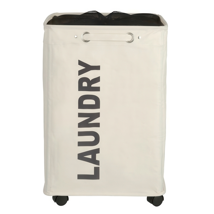 Pyykkikori pyörillä, Laundry