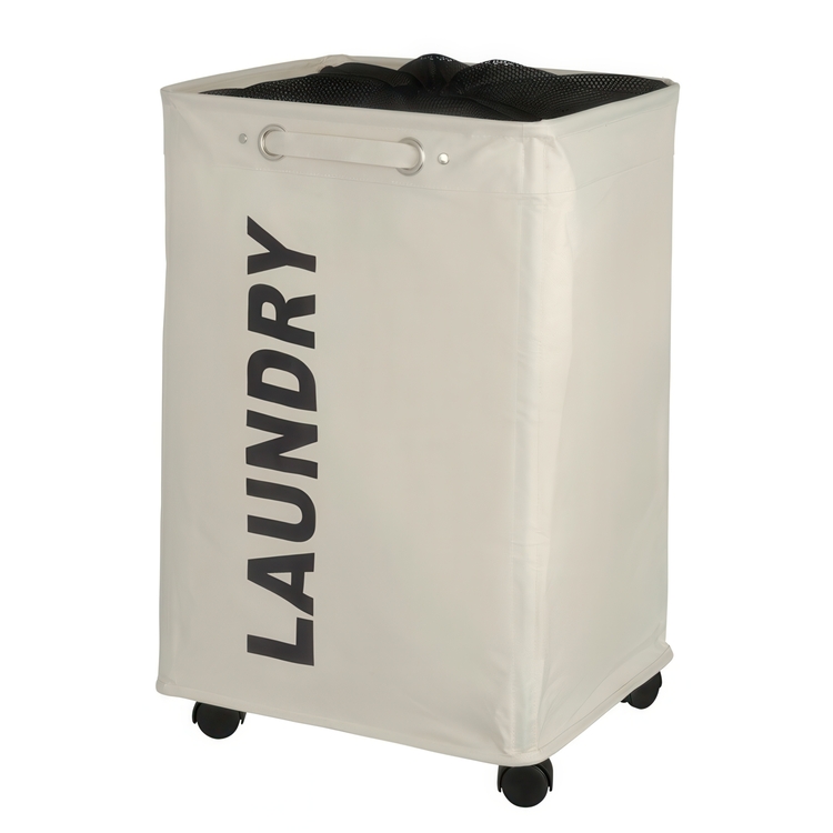 Pyykkikori pyörillä, Laundry