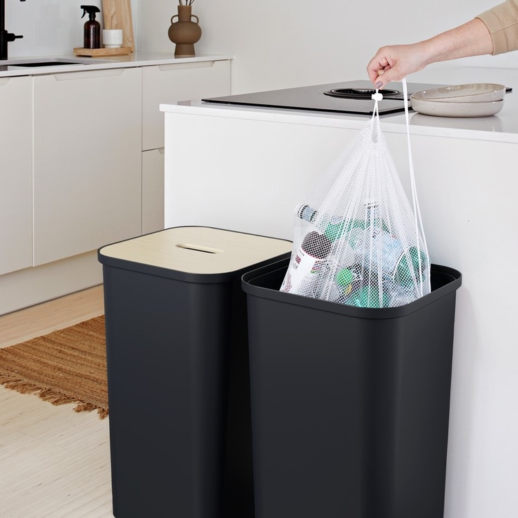 Pyykkipussi verkkokangasta 53 l, SmartStore