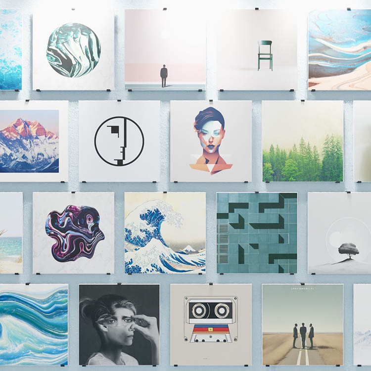 Itseliimautuvat LP-levyjen koukut