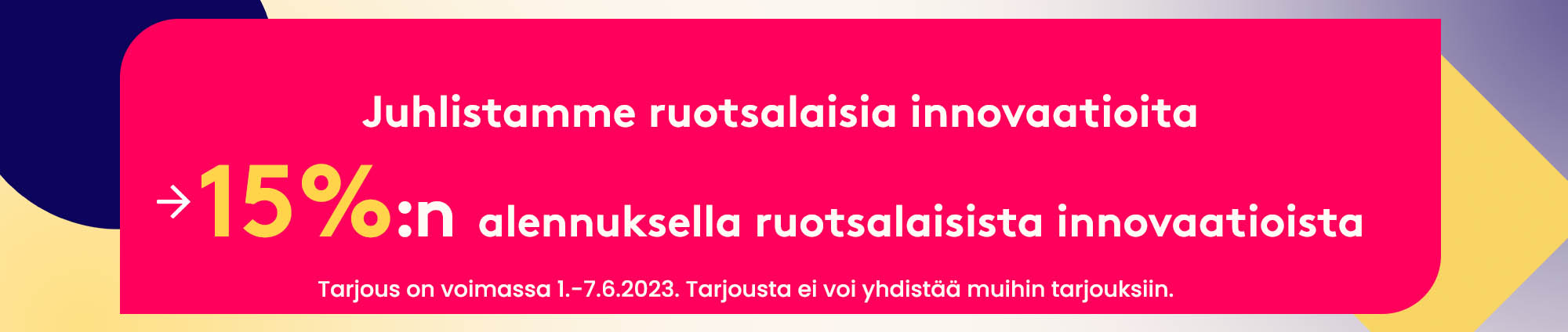 Innovaatiot 15 %