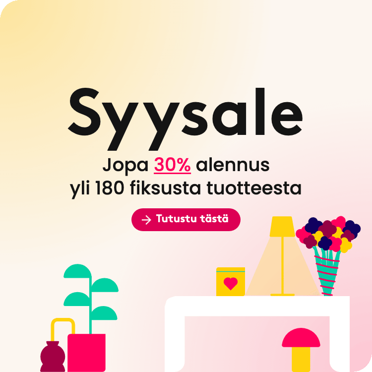 Syysale - tee löytöjä alennettuun hintaan!