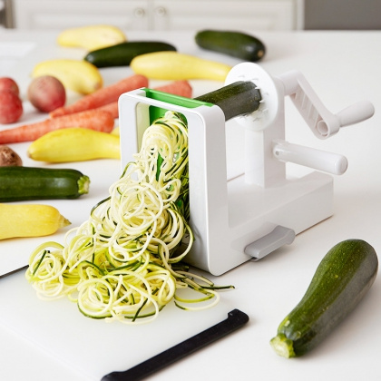 Spiralizer vihannessorvi ryhmässä Koti / Keittiötarvikkeet / Purista, paloittele ja kuori @ SmartaSaker.se (12586)