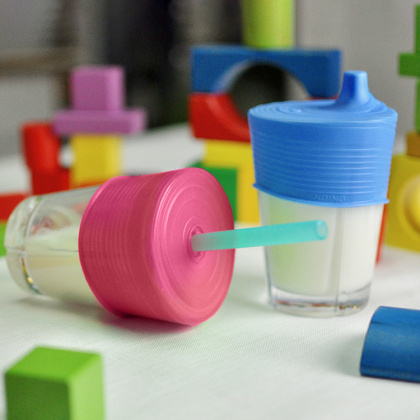 Juomalasin silikonikansi ryhmässä Koti / Lasten tavarat @ SmartaSaker.se (13195)