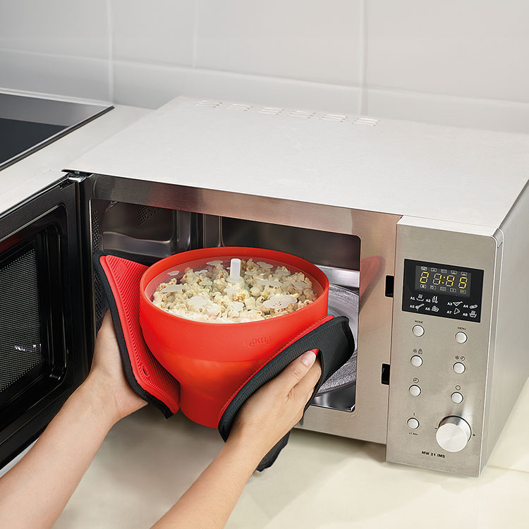 Popcornkone mikroon, Punainen ryhmässä Koti / Keittiötarvikkeet / Ruoanlaitto mikroaaltouunissa @ SmartaSaker.se (14073-R)