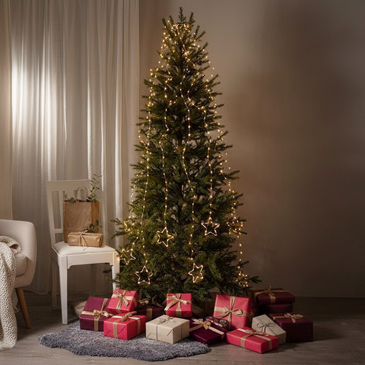 Joulukuusi silmukka tähdet ryhmässä Juhlapäivät / Adventtiaika ja joulu / Jouluvalot @ SmartaSaker.se (14659)