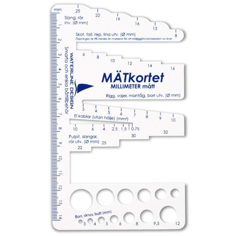 Mittauskortti ryhmässä Ajoneuvot / Veneilytarvikkeet / Veneen hoito @ SmartaSaker.se (11310)