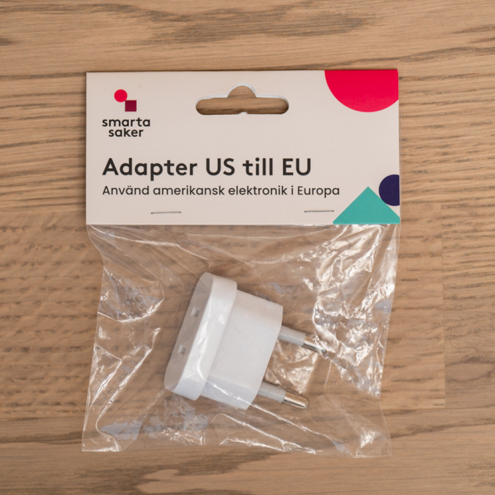 Matka-adapteri USA-Eurooppa ryhmässä Koti / Elektroniikka @ SmartaSaker.se (11416)