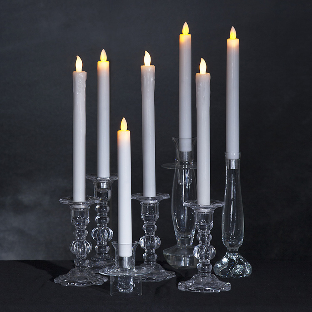 Paristokäyttöiset kynttilät 2 kpl ryhmässä Valaistus / Sisävalaistus / Kynttilät @ SmartaSaker.se (11714)