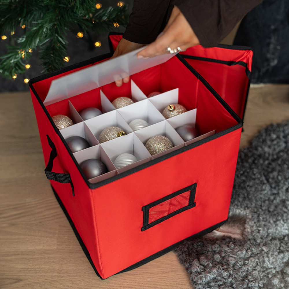 Säilytyslaatikko joulukoristeille ryhmässä Juhlapäivät / Adventtiaika ja joulu @ SmartaSaker.se (11762)